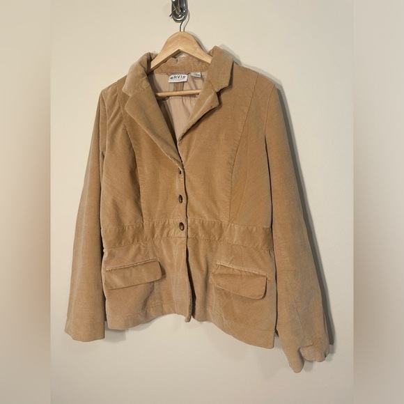 Vintage 90s Orvis Corduroy Blazer Jacket Top - Picture 1 of 5